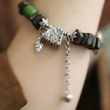  Vòng tay bạc mix gỗ trầm hương BKJECN-9287 