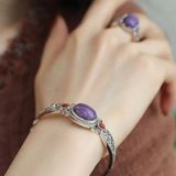  Vòng Tay Đính Ngọc Tím BKJECN-9288 