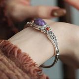  Vòng Tay Đính Ngọc Tím BKJECN-9288 