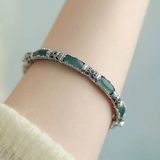  Vòng tay ngọc bọc bạc BKJECN-9291 