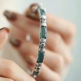  Vòng tay ngọc bọc bạc BKJECN-9291 