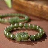  Vòng Tay Ngọc Bích Linh Vật Tỳ Hưu BKJECN-9292 