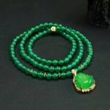  Mạt dây chuyền Lục Bảo Mặt Phật Di Lặc BKJECN-9298 