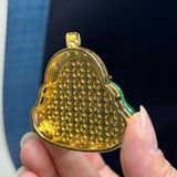  Mặt ngọc di lặc ngọc bích đính đá BKJECN-9303 