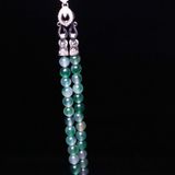  Mặt dây chuyền quan âm ngọc bích đính kim cương BKJECN-9313 