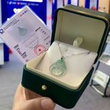  Mặt Dây Chuyền Ngọc Bích Trắng Miến Điện BKJECN-9326 