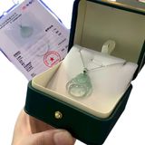  Mặt Dây Chuyền Ngọc Bích Trắng Miến Điện BKJECN-9326 