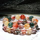  Vòng Tay Thạch Anh Tóc Đa Sắc BKJECN-9328 