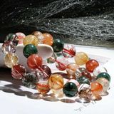  Vòng Tay Thạch Anh Tóc Đa Sắc BKJECN-9328 