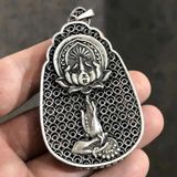  Mặt Dây Chuyền Bạc Quan Âm Bồ Tát Hộ Mệnh Phong Thủy BKJECN-9334 