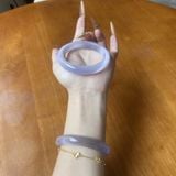  Vòng Ngọc Bích Trắng Tự Nhiên BKJECN-9338 