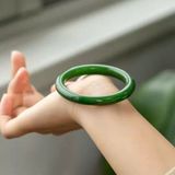  Vòng Tay Ngọc Bích Xanh Sưu Tầm Đẹp BKJECN-9358 