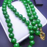  Chuỗi Hạt Ngọc Bích Xanh Lục Bảo Sưu Tầm BKJECN-9360 