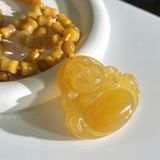  Dây Chuyền Phật Di Lặc Hổ Phách BKJECN-9371 