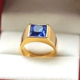  Nhẫn Nam Ngọc Bích Khảm Vàng Sưu Tầm BKJECN-9372 