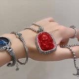  Dây Chuyền Mặt Phật Bản Mệnh Đỏ BKJECN-9386 