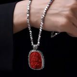  Dây Chuyền Mặt Phật Bản Mệnh Đỏ BKJECN-9386 