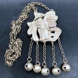  Mặt Dây Chuyền Bạc Chữ Phúc Cổ Điển BKJECN-9387 