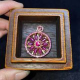  Mặt Dây Chuyền Ruby Hồng Ngọc Thiên Nhiên BKJECN-9391 