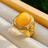  Nhẫn Nam Đá Vàng Cao Cấp Sang Trọng BKJECN-9401 