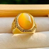  Nhẫn Nam Đá Vàng Cao Cấp Sang Trọng BKJECN-9401 