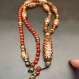  Chuỗi Vòng Đeo Cổ Đá Dzi Tây Tạng Cổ BKJECN-9404 