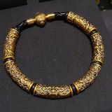  Vòng Tay Nam Rồng Mạ Vàng Phong Thủy BKJECN-9407 