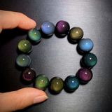  Vòng Tay Đá Mắt Mèo Rainbow Phong Thủy  BKJECN-9408 