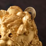 Lư Trầm Thiềm Thừ Đá Sa Thạch Dát Vàng Tài Lộc BKJECN-9428 