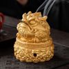  Lư Trầm Thiềm Thừ Đá Sa Thạch Dát Vàng Tài Lộc BKJECN-9428 