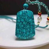  Mặt Dây Chuyền Ngọc Lam Turquoise Tự Nhiên BKJECN-9441 