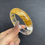  Vòng Tay Ngọc Bích Băng Giá Thạch Anh Tóc Vàng Quý Phái BKJECN-9453 