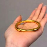 Vòng Tay Nữ Mạ Vàng 18K Chạm Khắc Hoa Văn BKJECN-9455 