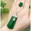 Trọn Bộ Trang Sức Ngọc Bích Xanh Lục Cao Cấp BKJECN-9530