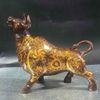 Tượng Trâu Đồng Khảm Hoa Văn Hoàng Kim Cổ Sưu Tầm BKMECN-10052