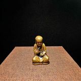  Bộ Tượng Tứ Sa Di Vô Ưu Mini Bằng Đồng Giả Cổ BKMECN-10072 