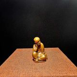  Bộ Tượng Tứ Sa Di Vô Ưu Mini Bằng Đồng Giả Cổ BKMECN-10072 