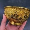 Bát Đồng Hoàng Kim Chạm Hoa Văn Chữ Phúc BKMECN-10082