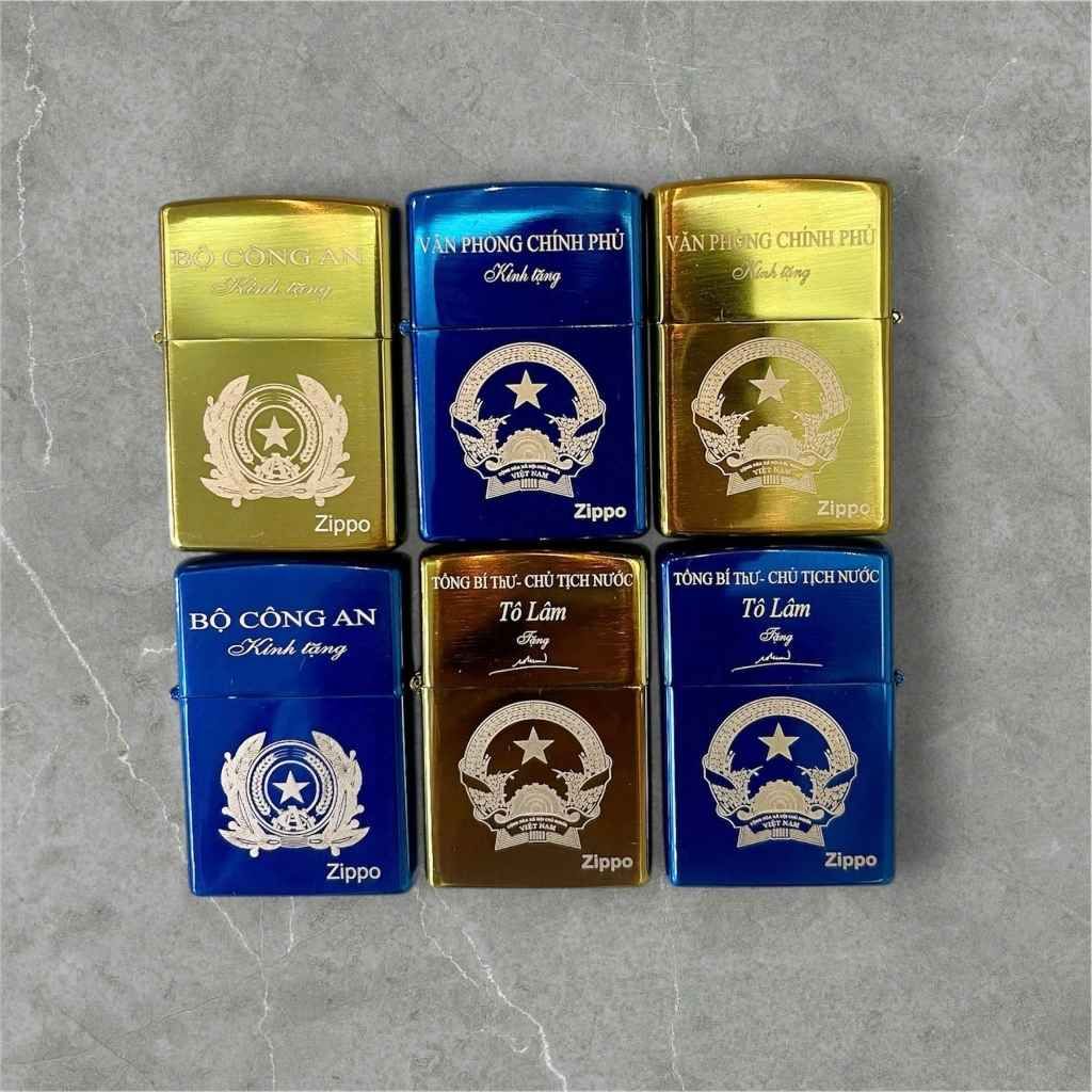  Bật Lửa Zippo Kim Loại Cao Cấp In Họa Tiết Biểu Trưng BKMECN-10088 