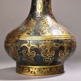  Bình Đồng Giả Cổ Dáng Rồng Tam Khí Phong Thủy Chiêu Tài  BKMECN-10106 