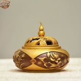  Lư Xông Trầm Đồng Giả Cổ Dáng Đóa Sen Liên Hoa Tây Tạng BKMECN-10118 