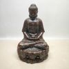  Tượng Phật Tổ Thích Ca Mâu Ni Bằng Đồng Xưa Dáng Tĩnh Tọa Đài Sen  BKMECN-10125 