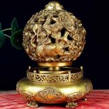  Cửu Chuyển Càn Khôn Đỉnh Bằng Đồng Vàng Nguyên Chất BKMECN-10131 