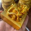  Ấn Triện Đồng Cổ Ngoạn Tạc Hình Rồng Báu Bằng Đồng Vàng BKMECN-10137 