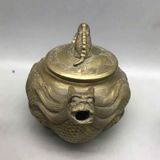  Ấm Trà Đồng Đúc Long Thần Nhả Ngọc BKMECN-10150 