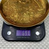  Đĩa Đồng Đúc Bách Điểu Triều Phụng Hoàng Kim BKMECN-10151 