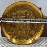  Đĩa Đồng Đúc Bách Điểu Triều Phụng Hoàng Kim BKMECN-10151 