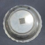  Đĩa Cảnh Đồng Mạ Bạc Chạm Nổi Liên Hoa Sanh Cổ Phong BKMECN-10169 