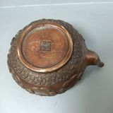  Ấm đồng quai treo chạm nổi Ngũ Phúc Lâm Môn  BKMECN-10175 