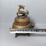  Lư Xông Trầm Đồng Cổ Tạc Nổi Thanh Long Hưng Thịnh BKMECN-10183 